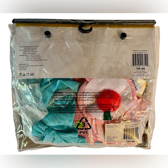 Cupcake Costume for Kids - Pink and Blue New with Tags - Picture 7 of 7